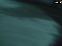 Braunhaarige, Aufs gesicht abspritzen, Geld, Öffentlich, Flotter dreier