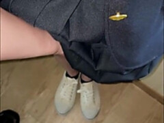 Groupe, Hôtel, Japonaise, Lesbienne, Petite femme, Étudiant, Adolescente, Plan cul à trois