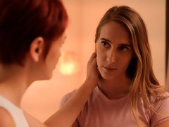 Cul, Blonde, Doigter, Lesbienne, Léchez, Masturbation, Chatte, Rasée