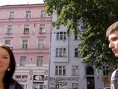 Leie, Tschechisch, Hd, Geld, Zierlich, Pov, Öffentlich, Ehefrau