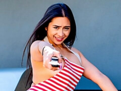 Long-haired chick Lilly Hall is sucking a good hard dick with pleasure