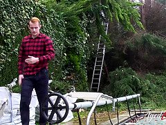 Blonde, Sucer une bite, Groupe, Embrassement, Léchez, Lingerie, Mature