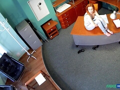 Доктор, Сперма на лице, Ласковые ручки, Лизание, В офисе, Киски, Рыжие, Униформа