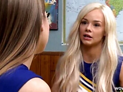 Kont, Universiteit, Vriendin, Lesbisch, Likken, Natuurlijke tieten, Slipje, Kut duiken