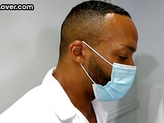 Anaal, Biseksueel, Arts, Interraciaal, Man man vrouw, Panty, Trio, Vrouw