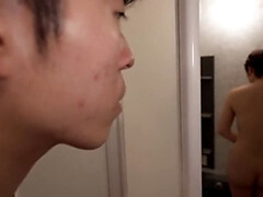 Asiatique, Garce, Queue, Japonaise, Chatte, Gicler, Suçant, Épouse