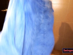 Enthousiasteling, Mooie dikke vrouwen, Grote lul, Pijpbeurt, Dik, Vriendin, Huisgemaakt, Gezichtspunt