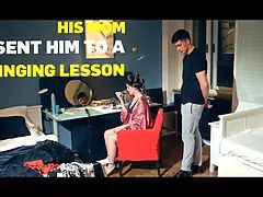 Naughty blonde MILF gets a surprise from her horny student