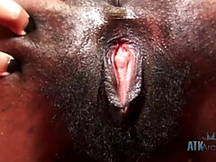 Braunhaarige, Schwarz, Frau, Behaart, Hd, Solo