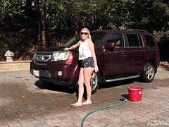 Блондинки, Эротика, Пальцем, Мастурбация, На природе