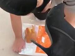 Sadomasochismus, Stiefel, Chinesisch, Weibliche domination, Fetisch, Hardcore