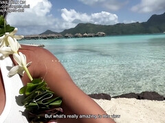 Angela Doll - French Vlog Luxury Slut Gets Fucked While Traveling Bora Bora French Polynesia