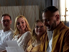 Grosse titten, Blondine, Blasen, Besamung, Hardcore, Hd, Mutti, Orgie