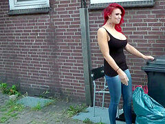 Duits, Buiten, Roodharige vrouw, Verleid, Tiener