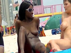 Plage, Gros cul, Noir ébène, Fétiche, Interracial, Mère que j'aimerais baiser, De plein air, Rasée