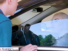 Enthousiasteling, Amerikaans, Anaal, Kont, Blond, Rondborstig, Masturbatie, Kut duiken