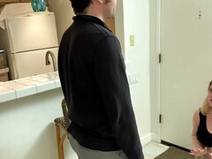 Amateur, Gros seins, Brunette brune, Tromperie, Éjaculation interne, Queue, Pov, Épouse