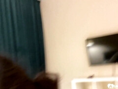 Enthousiasteling, Pijpbeurt, Bruinharig, Stel, Diep in de keel, Vriendin, Handbeurt, Gezichtspunt