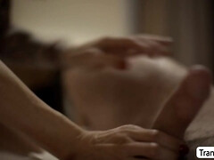 Curvy Tranny stepmom analed by her handsome stepson