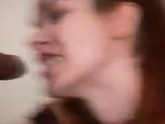 Nasty Redhead Blow Suck Facial