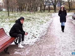 Bell is such a sweet nerdy coed you just can't help it but