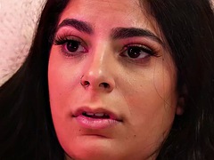 BDSM submissive babe enjoys rough sex with her dominant boyfriend