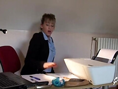 Horny blonde Mathilda relaxes with a good anal