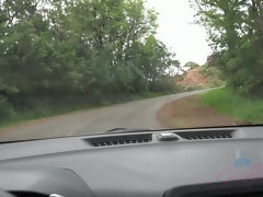 Enthousiasteling, Blond, Vingeren, Flashing, Vriendin, Mager, Tiener, Tieten likken