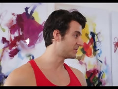 Lécher le cul, Gros seins, Noire, Brunette brune, Gym, Seins naturels, Chatte, Plan cul à trois