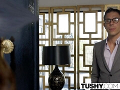 Arsch, Grosser schwanz, Braunhaarige, Vollbusig, Süss, Kehlenfick, Hd, Titten