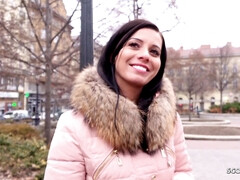 GERMAN SCOUT - HOT MILF VICKY SEDUCE TO FUCK AT REAL STREET PICKUP CASTING - Vicky love