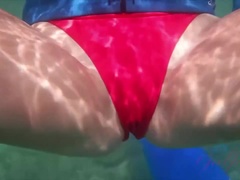 Plage, Blonde, Hd, De plein air