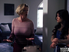 Asian teenage fucks stepmoms large-breasted bestie