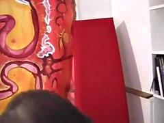 Amateur, Arabe, Belle grosse femme bgf, Grosse bite, Gros seins, Sucer une bite, Brunette brune, Nénés