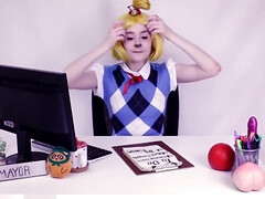 Blond, Diep in de keel, Vrouw, Hd, Kut duiken, Alleen, Tiener, Speelgoed