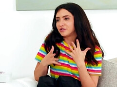 Blond, Bruinharig, Diep in de keel, Likken, Masseren, Olie, Orgasme, Klein