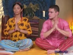 Massage Rooms Hot Thai masseuse takes hard cock in her pierced pussy