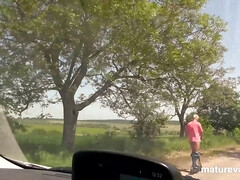 Judith Kostner & Valentina Gi bang lucky stud in Maturevan for a wild ride