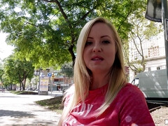 Nip Slip Payday - pretty amateur girl Sicilia flashes bubble butt outdoors