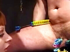 Sadomasochismus, Spermaladung, Fetisch, Hardcore, Latex, Lecken, Rotschopf, Sklave