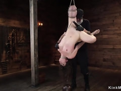 Bizarr, Fesselspiele, Fetisch, Würgen, Hardcore, Rotschopf, Jungendliche (18+), Titten