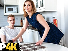 Blondine, Blasen, Fetisch, Reif, Milf, Russisch, Lehrer, Titten