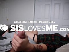 Big Titted Milf And Her Stepdaughter Need To Ride The Same Cock To Break A Spell