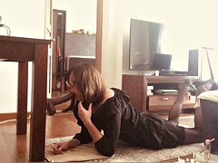 Schönheit, Grosser schwanz, Crossdresser, Schwarz, Absätze, Solo, Jungendliche (18+), Spielzeuge