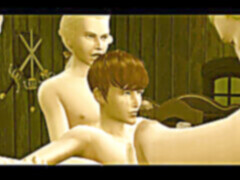 Verga grande, Gay, Orgía, Chupando