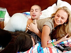 Schlafzimmer, Grosser arsch, Grosser schwanz, Blondine, Hundestellung, Natürlichen titten, Jungendliche (18+), Titten