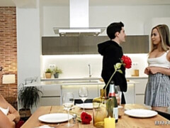 Anastasia Brokelyn and Zuzu Sweet are fucking with a shared lover