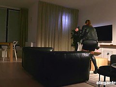 Garganta profunda, Sexo duro, Enorme, Cuero, Gritar, Puta, Nalgadas, Apretado