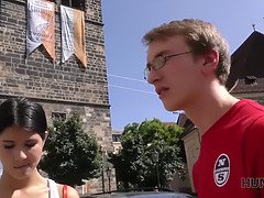 Sucer une bite, Brunette brune, Tchèque, Léchez, Pov, Chatte, Réalité, Nénés