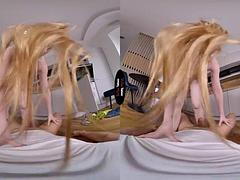 Tridimensionnel, Nana, Sucer une bite, Pov, Réalité